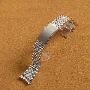 Watch Bands 18mm 19mm 20mm meter bead solid stainless steel strap bracelet suitable for Omega 230410