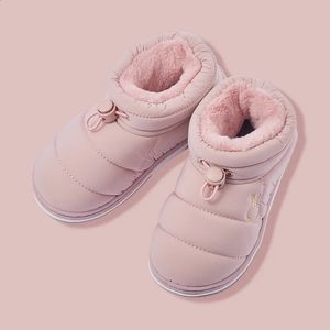 Buty dzieci zimowe buty dla dzieci na świeżym powietrzu buty śniegu chłopcy ciepłe pluszowe butów but w domu but moda dla dziewcząt buty chłopców 231109