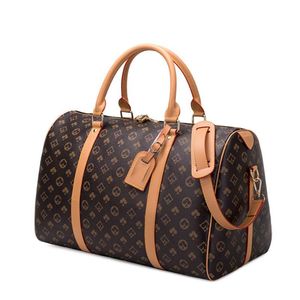 High quality duffle bag men travel bags hand luggage luxury designer travel bag men pu leather handbags large cross body bag totes301Y