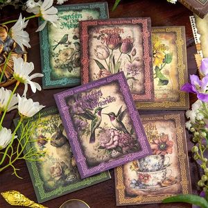 6pcs/lot memory flower domain series retro creative decoration diy paper memo pad