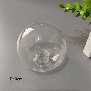 Lamp Covers Shades Clear 2cm opening Clear Ball Glass for Pendant Lamp Globe 2.2cm thread G9 glass lampshade cover for Hanging Light Chandelier W0410