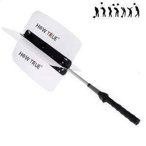 Andra golfprodukter Training AIDS Pinwheel Swing Trainer Fan Power Speed ​​Practice Grip Aid borttagbara tillbehör 231109