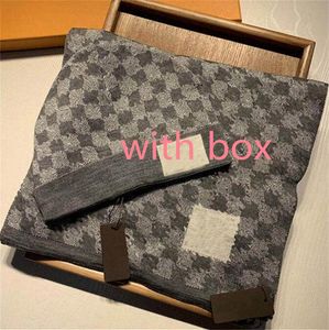 New style checkered Scarves Sets Women mens knitted Scarf and Hat Set Winter Warm Hats scarves Beanie Hat for men nice gift