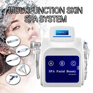 Slimmmaskin Professional 4 i 1 Hydra Dermabrasion RF Biolyftande Aqua Facial Cleaning Machine Water Peeling Spa Machines CE