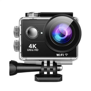 Спортивные экшн-видеокамеры 4K 60 FPS Wi-Fi Экшн-камера Ultra HD Водонепроницаемая подводная EIS с защитой от сотрясений Спортивная камера для записи видео для дайвинга на велосипеде на открытом воздухе 231109