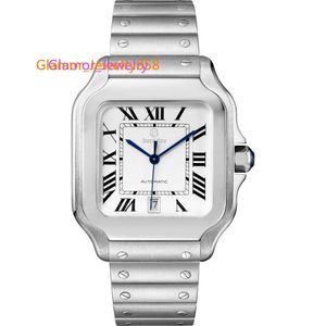 Business Automatic Lovers Watch Made of Premium rostfritt stål Bakat Blue Watch Needle Sapphire Lens Deep Waterproof Fashion Gift