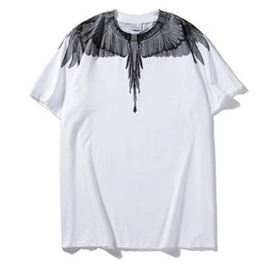 Modemärke MB Kort ärm Marcelo Classic Jersey Burlon Phantom Wing T-shirt Färgfjäder Lightning Blad Par Half T-shirt6it8