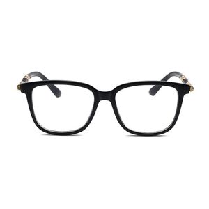 Mode solglasögon för män kvinnor designer fyrkantig yttre kaffe inner transparent pc anti-blå lätt ögonskydd unisex compu283e