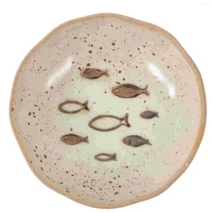 Ensembles de vaisselle Bol à tremper en céramique Petit plat d'assaisonnement Sushi Trempage Mini Assiette de service d'apéritif