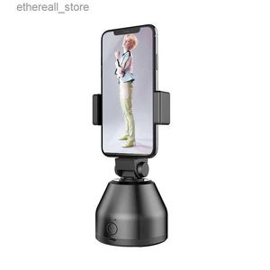 Selfie Monopiedi Tracciamento automatico Supporto per riprese intelligenti Rotazione a 360° Auto Face Selfie Stick Adatto per tablet telefono Streaming live Q231110