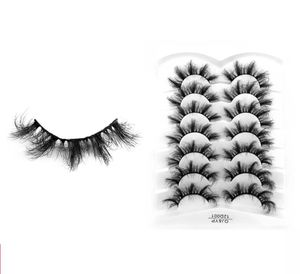 7 Pairs Natural 3D False Eyelashes Fake Lashes Pack Makeup Eyelash Fluffy Eyelash Maquiagem Make Up Tools7054519