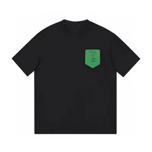 2023 SS Мужские футболки дизайнерская футболка из хлопка с круглым вырезом с принтом быстросохнущая против морщин мужская весна лето высокая свободная тенденция с коротким рукавом мужская одежда S-5XL