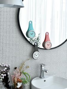 壁時計小さな時計装飾電子リビングルームホームミラークロックバスルーム40B095