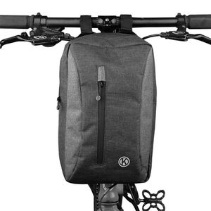 Рюкзак верхняя труба оксфордская хранение ткани велосипедная ручка для пакеты модная рамка на открытом воздухе передние велосипедные аксессуары дорожный велосипед