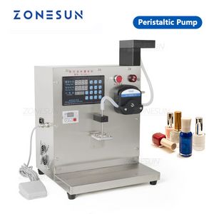 ZONESUN Riempitrice semiautomatica per pasta Macchina per il riempimento di fiale per piccola bottiglia di gel per sciroppo per smalto per prodotti cosmetici liquidi