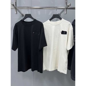 2023 NY DESIGNER WOMENS T SHIRT High-End Shirt High Edition Coke Black Tape Fuzzy Print Sleeve Casual T-shirt