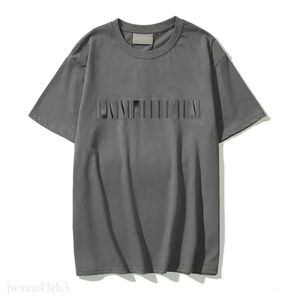 2023 Kaufen Sie Herren-T-Shirts, Damen-Essentials, Designer-ESS-Männeroberteile, Buchstaben-Poloshirts, Stickerei-T-Shirts, Kleidung, kurze T-Shirts mit Engelsärmeln, groß, 813