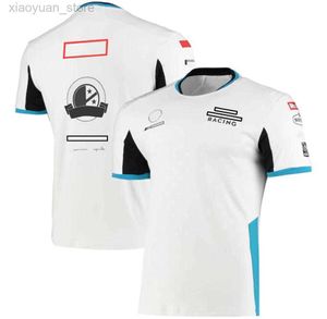 Męskie koszulki F1t-shirt pierwszorzędne równanie krótkoterminowe Racing Service Męska drużyna samochód ogólnie zwyczaj z akapitem T-shirt M230410