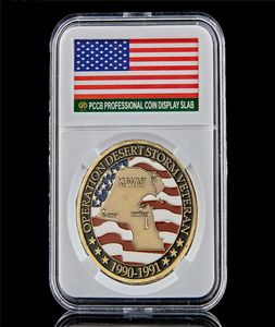 19901991 US Marine Corps Craft Operation Desert Storm Veteran Historical Military Token Challenge Coin Decoration Collection W6367697