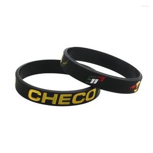 Bangle 1PC Racing Silikonowa bransoletka dla chłopca Mexico Sergio Perez Brerez Racker Racer Reso Band Band Birthday Gift Man Man