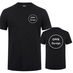 Mens TShirts Customized design Tshirt your own mens casual cotton short sleeves cool top customized 230410