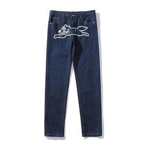 Mäns byxor Lossa jeans män retro high street byxor harajuku tvättade hiphop jean byxor hundtryck rak överdimensionerad casual284g