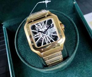Ki Ny högkvalitativ modeklocka Classic Quartz Movement Watch Designer rostfritt stål armband Ny klockgåva
