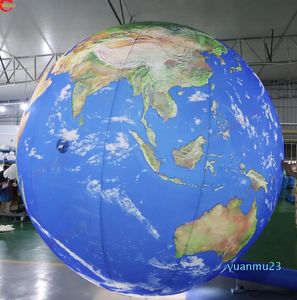 Работа на свежем воздухе светодиодная солнечная система девять планеты надувной воздушный шар для продажи 94