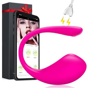 Vibratoren Sexy Toys Bluetooth G-Punkt Dildo Vibrator für Frauen APP Fernbedienung Wear Vibrating Egg Clit Female Panties Sex Toys für Erwachsene 230410