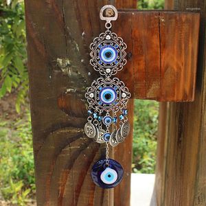 Charms Turkish Blue Eyes Amulet Lucky-Water Drop wiszące wiszące dekoracja Dekoracja na ścianę Lucky Charm Vintage Biżuter