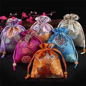 Fashion multicolors 11*14cm Chinese style bag fit for necklace bracelet earring gift package jewelry bags B1110