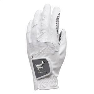 Luvas esportivas suporte grátis luva presente branco golfe antiderrapante 1 peça esquerda masculina PU 231109