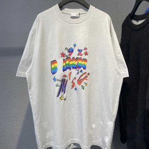 Abbigliamento da donna firmato con uno sconto del 20% sulla camicia T-shirt a maniche lunghe rilassata unisex con stampa colorata per famiglia estiva di qualità originale