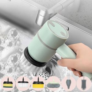 Neue 1200 mAh Elektrische Reinigungsbürste Babyflaschenbürste 3 Gang USB Aufladbare Küchenreinigungsbürste Geschirrspülbürste Badewannenbürste