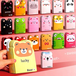 Anteckningar 20 Cartoon Cute Broschures Mini Pocket Notebook Portable Diary Childrens Award Broschure 230408