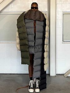 Women's Down Parkas Seasons Street Style Hipsters Puffer Jackets för kvinnor Vinterkläder 2022 Ny Warm Extra Long Bubble Scarf Wholesale Asco85644 J231110