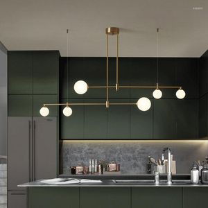 Pendant Lamps Modern Minimalist Led Chandelier Living Room Dining Kitchen Nordic Bedroom Ceiling Indoor Lighting