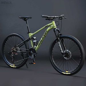 Велосипедные педали 26 дюймов 29 дюймов мягкого хвоста горы Mountain Mtb вниз по склону горы велосипед Двойной демпфирование DH Cross Country MTB Dirt Bike M230410