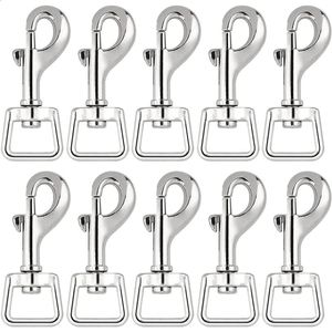 Dog Collars Leashes 20Pc Snap Hooks for Dog Leash Collar Linking Heavy Duty Swivel Clasp Eye Bolt Buckle Trigger Clip for Spring Pet Buckle 231110