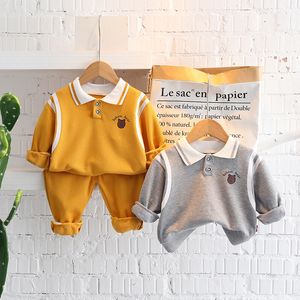 Baby Boys Clothing Sets Children Stripe Sweatshirt Pants 2 Pcs Suit Spring Kids Sportswear Infant Casual Outfis for 1-5 Years