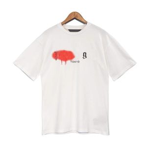 T-shirt maschile 23SS MENS SHIRT CITY LIMITED LIMITED LETTERE BIRA BLANCHE ROSSO ROSSO ROSSO ROSSO DELLA TENDENZA CASATURA T-SHIRT SCIPA