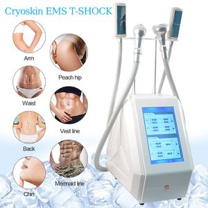 Cryo pads hot and cold treatment cryoskin thermal shock device ems fat burning cool freeze sculpting machine