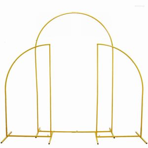 Decoração de festa Metal Wedding Garden Arch Easy Assembly Stand Stand Balloon Frame para Yard Birthday Indoor Outdoor