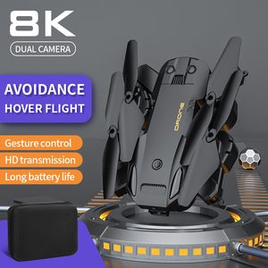 Intelligent Uav Q6 GPS 8K Professional Dual Camera 5G Wifi FPV Obstacle Avoidance Folding Quadcopter Remote Control Distance 1000M Gift Toy 230408