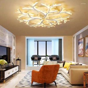 Ceiling Lights Indoor Light White Acrylic Trunk Nordic Creative Modern Minimalist Led Suitable For Bedroom Study Aisle Chandelier