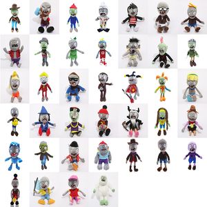 Tillverkare grossist 39 Styles of Zombie Plysch Toys Cartoon Games kring dockor Barnpresenter