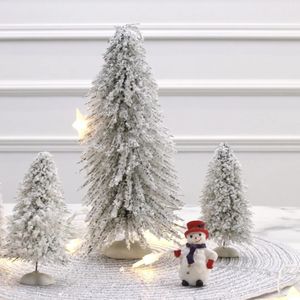 Weihnachtsdekorationen, Mini-Verschlüsselung, Schneetanne, kleiner Weihnachtsbaum, Weihnachtsdekorationen für das Jahr, Weihnachtsfeier, Zuhause, Tischdekoration, Geschenke 231110