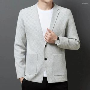 Herrtröjor Designer Fashion Stick Cardigan Cool Jackets för män Klassisk Casual Korean Stylist Stylistrockar Kläder