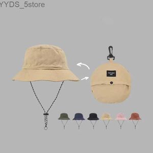 Szerokie brzegowe czapki wiadra kapelusze nowe wodoodporne rybakowy kapelusz męski Panama Bułyk Hat Summer Outdoor Słońce anty-UV Ochrona kempingowe czapki alpinistyczne czapki YQ231110