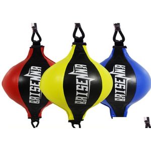 Sand Bag Training Reaction Speed Balls Muay Thai Punch Boxe Fitness Sports Equipment Pu Punching Ball Pear Boxing Bag3313735 Drop Deli Dhnjx